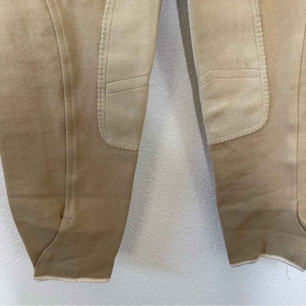 Women's Tan Riding Pants - Picture 3 of 7